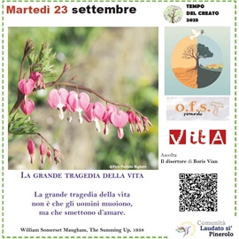 Martedì 23 settembre 2025